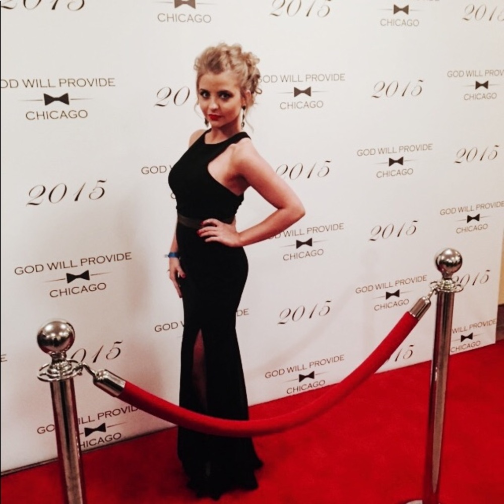 Formal black dress